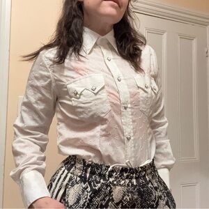 White Eyelet Women’s Top